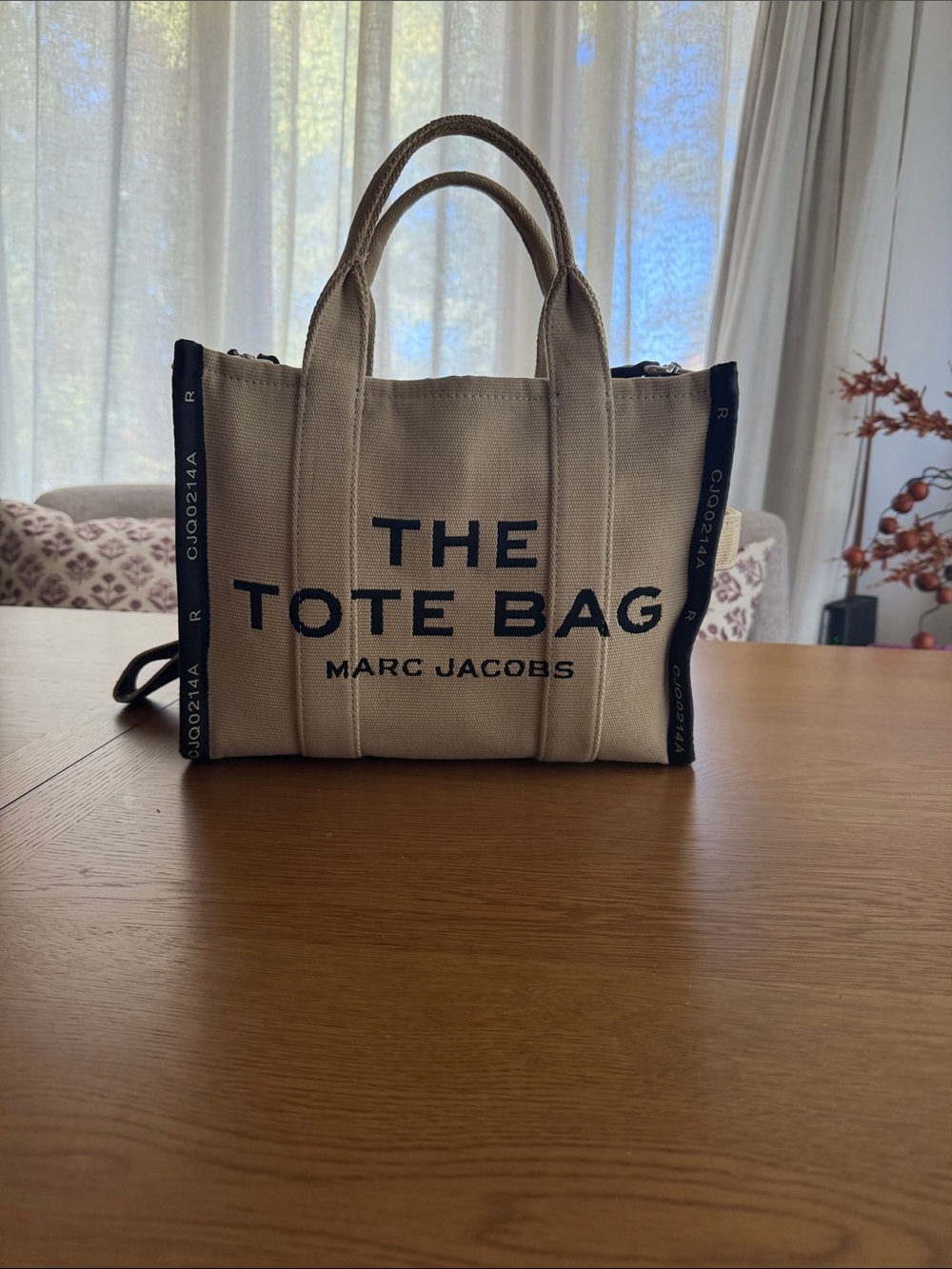 Marc Jacobs The Jacquard Medium Tote Bag in Warm Sand